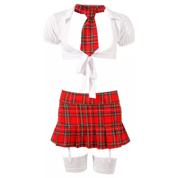 Cottelli - Fantasia colegial feminina - conjunto 5 peças - XL