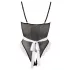 Cottelli - Body fantasia empregada sexy - renda preta - L