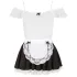 Cottelli - Fantasia de empregada sexy - renda - lingerie - M