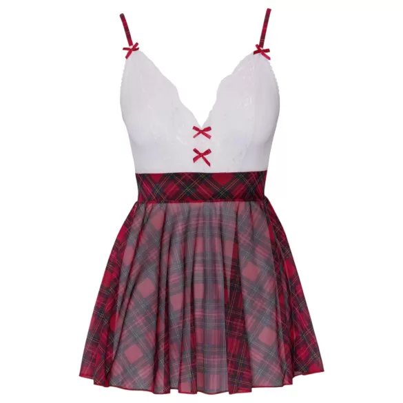 Cottelli - fantasia colegial sexy - vermelho e branco - L