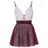 Cottelli - fantasia colegial sexy - vermelho e branco - L