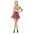 Cottelli - fantasia colegial sexy - vermelho e branco - XL