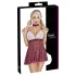 Cottelli - fantasia colegial sexy - vermelho e branco - XL