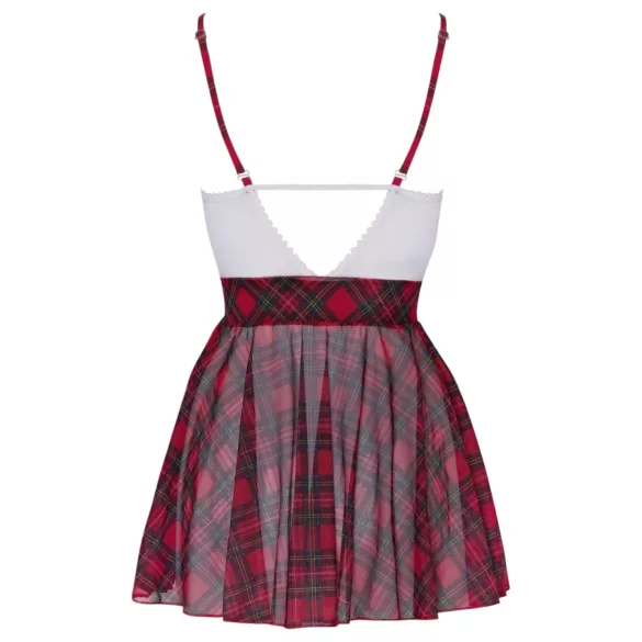 Cottelli - fantasia colegial sexy - vermelho e branco - XL