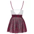 Cottelli - fantasia colegial sexy - vermelho e branco - XL