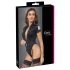 Cottelli - fantasia policial feminina - preto - XL
