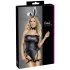 Cottelli - fantasia coelhinha - preto - kit 3 peças - L
