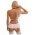 Cottelli - conjunto de enfermeira de duas peças (branco‑vermelho) - M