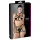 Cottelli - arnês corporal decorativo preto, conjunto de lingerie trio (S-L)