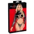 Bad Kitty - conjunto bondage com peito aberto (preto) - L