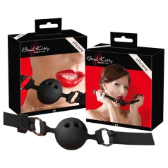 Bad Kitty - bola oral de silicone pequena - preto