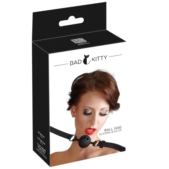 Bad Kitty - mordedor de silicone médio - preto