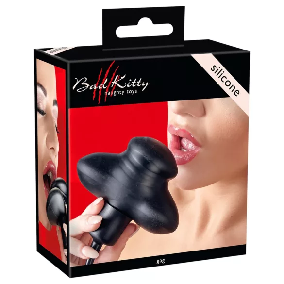 Bad Kitty - mordaça inflável boca - silicone preto