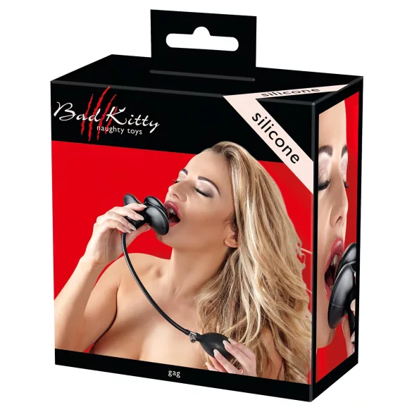 Bad Kitty - mordaça inflável boca - silicone preto