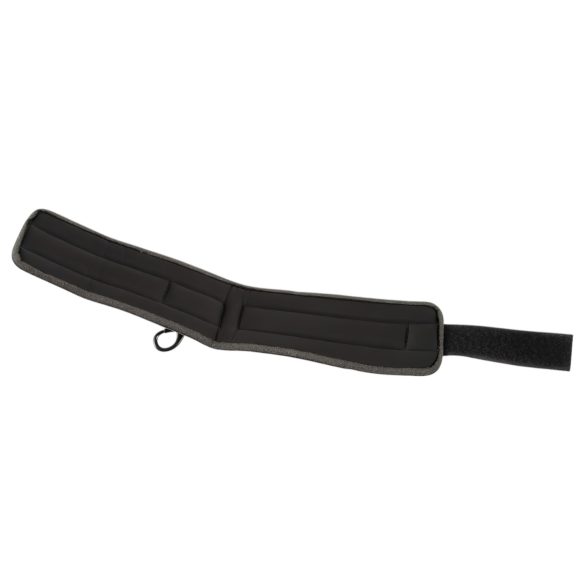 Fetish - conjunto de barra de restrição em couro sintético - preto