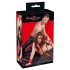 Bad Kitty - kit de amarração de couro sintético com velcro para cama - vermelho