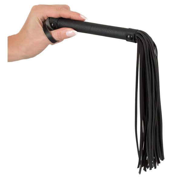 Bad Kitty - kit de restrição em couro sintético com velcro 8 peças - preto