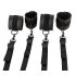 Vegan Fetish - kit bondage para cama - preto