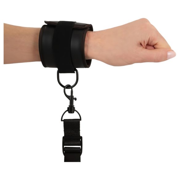 Vegan Fetish - kit bondage para cama - preto