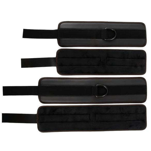 Vegan Fetish - kit bondage para cama - preto