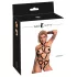 Bad Kitty - body com alças e sutiã aberto (preto) - S-L