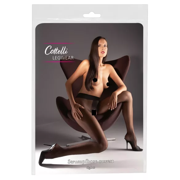 Cottelli - Meia-calça sensual em cetim