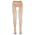 Cottelli - meia-calça sensual listrada - cor natural - 2