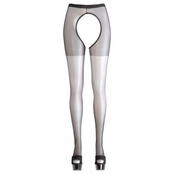 Cottelli - Meia-calça sexy preta - L/XL