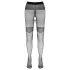 Cottelli - meia-calça aberta feminina - padrão exclusivo - preta - 4