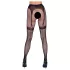 Cottelli Legwear - meia 7/8 aberta - preta (S-L)