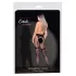 Cottelli Legwear - meia 7/8 aberta - preta (S-L)