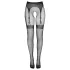 Cottelli Legwear - meia 7/8 aberta - preta (S-L)