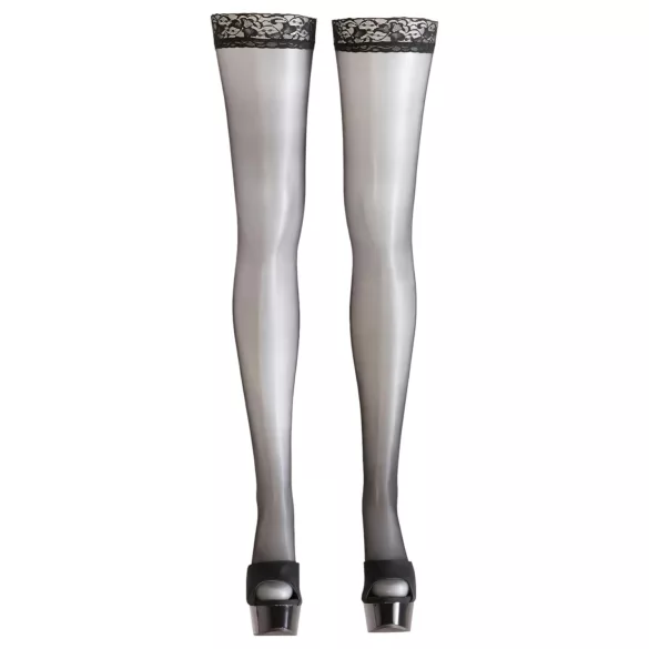Cottelli - Meia 7/8 preta com faixa - 5/XL