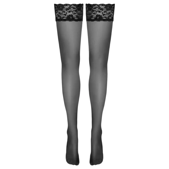 Cottelli - meias 7/8 com renda (preto)