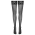 Cottelli - meias 7/8 com renda (preto)