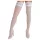 Cottelli - meia 7/8 rendada floral - branca - 3/M-L