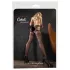 Cottelli - meia-calça sexy rendada ondulada - preto - XL