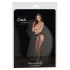 Cottelli Legwear - meia-calça aberta brilhante - preta (S-L)