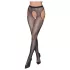 Cottelli Legwear - meia-calça aberta brilhante - preta (S-L)