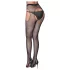 Cottelli Legwear - meia-calça aberta brilhante - preta (S-L)