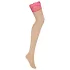 Obsessive Cupide Desir - meia 7/8 renda - vermelho