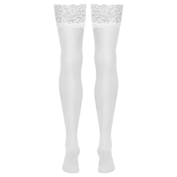Cottelli - meia-calça sensual - toque sedoso - branco