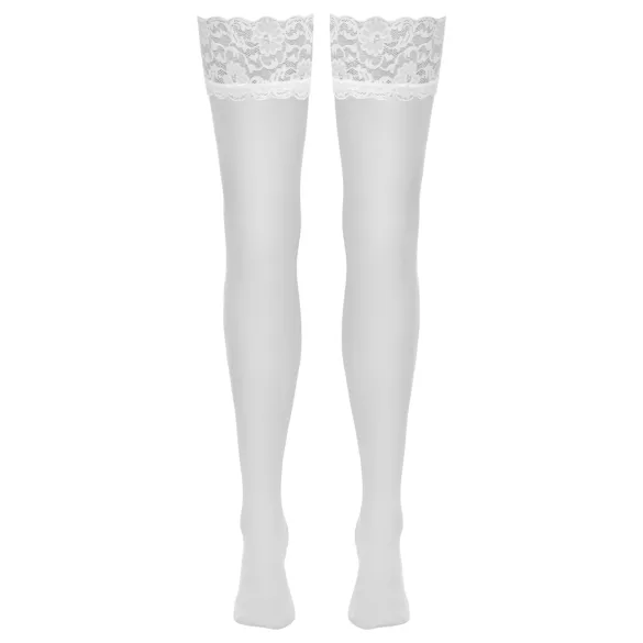 Cottelli - meia-calça sensual - toque sedoso - branco - M