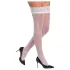 Cottelli - meia-calça sensual - toque sedoso - branco - M