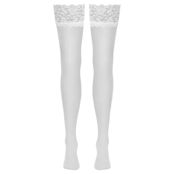 Cottelli - meia-calça sensual - toque sedoso - branco - M