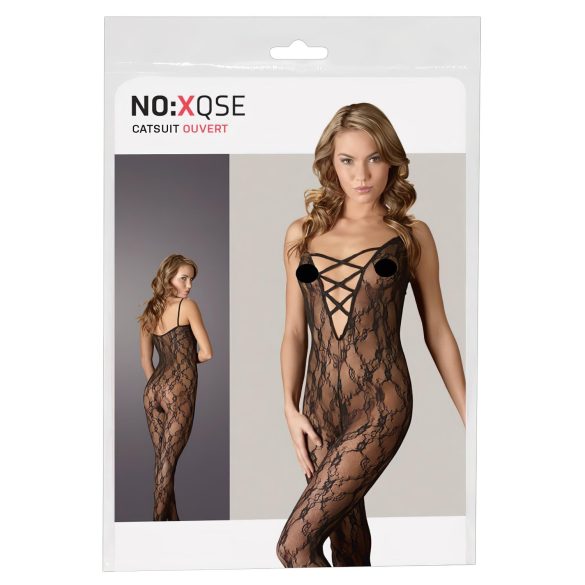 NO:XQSE - Macacão sensual de renda - 2XL/3XL