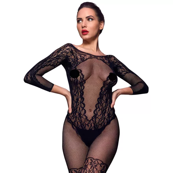 Fifty Shades of Grey - body rendado sexy - preto
