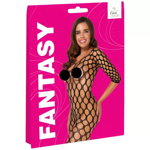Cottelli - body arrastão - preto - S-L