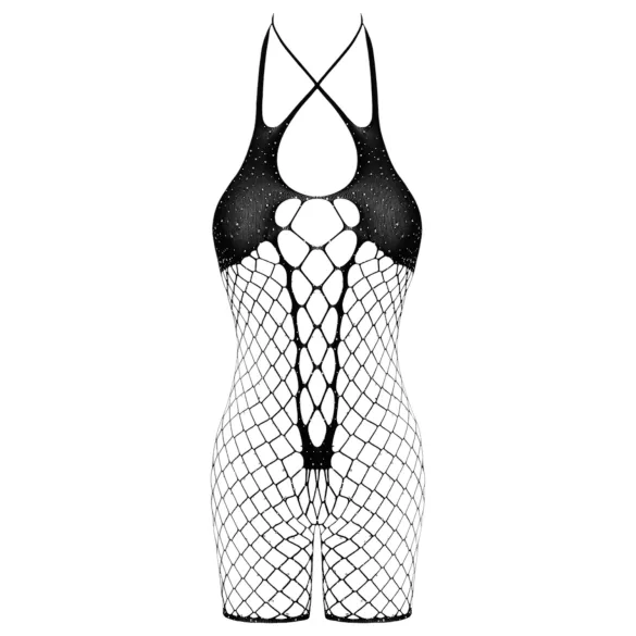 Cottelli - body aberto em rede - preto - S-L