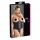 Cottelli Plus Size - espartilho de cetim - preto - 2XL